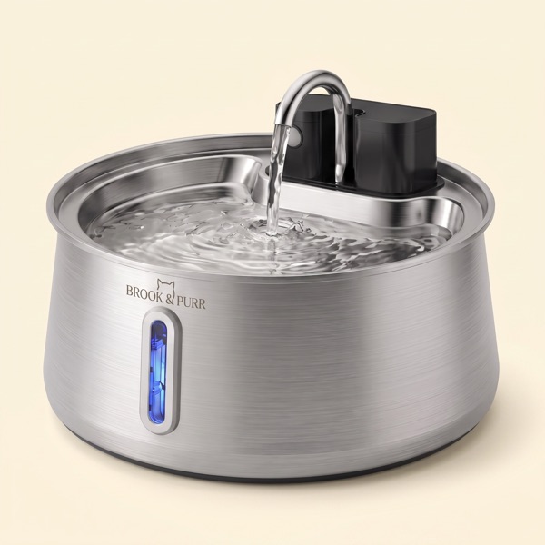 Brook & Purr Motion-Sensor Fountain, 4L